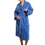 Christy Supreme Velour Bath Robe | Luxuriously Soft Dressing Gown | 400GSM Heavyweight Womens Bathrobe | Sustainably Manufactured 100% Cotton | Size Medium | Deep Sea Colour