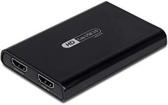 MyGica USB3.0 HDMI Video Capture Card with 4K Input & Mic-in for Commentary, Full HD 1080P Live Streaming Game Recorder for PS4 Xbox One 360 Wii U etc, Compatible with Windows Linux Mac OS X Android