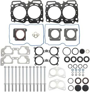 Wollvon Full Cylinder Gasket Set with Head Bolts HS26415PT-1 ES72212 Compatible with Saab 9-2X 2.5L, Subaru Baja 2.5L, Forester 2.5L 06-10, Legacy Outback 2.5L 06-09, Impreza 1.8L 2.2L 2.5L