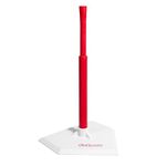 GoSports Baseball & Softball Batting Tee - Adjustable Height Rubber Tee for All Leagues and Skill Levels