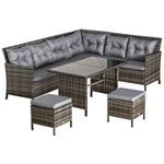 Outdoor Sofa Dining Set