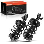 A-Premium Pair 2 Front Complete Shock Struts & Coil Spring Assembly Compatible with Toyota Avalon 2013 2014 2015 FWD, Driver and Passenger Side, Replace# 1333567L, 1333567R