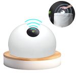 Touchless Toilet Flusher,Infrared Sensor Automatic Toilet Flusher With Two Flush Modes Design, USB Rechargeable for Home and Public Use(White)