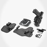 Alien Gear Shapeshift 4 in 1 Holster - IWB, Appendix, OWB Paddle, and OWB Belt Slide Included - Concealed and Open Carry - Tuckable - Right Hand Draw - S&W M&P9 4.25 Inch