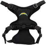 Littlearth Unisex-Adult NFL Los Angeles Chargers Front Clip Pet Harness, Team Color, Large