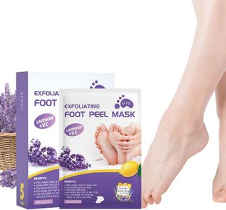 5 Paires Masque Pied, Peeling Pied, Masque Pieds Peeling Exfoliant Anti-callosités, Soin des Pieds pour Callosités, Crevasses et Pieds Secs, pour Femmes & Hommes
