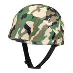 Boland Adults Military Helmet, Camouflage, Army Helmet, Adjustable Strap, Soldier, Army Fancy Dress Accessory, Headwear, Hat, Men, One Size (One Size)