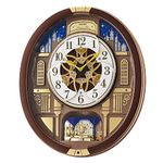 Seiko QXM362BRH Melodies in Motion-Wall Japanese Quartz Whimsical Clock