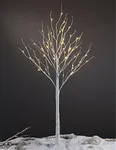 LIGHTSHARE 6 Feet Birch Tree, 72 LED Lights, Warm White, for Home, Festival, Party, and Christmas Decoration, Indoor and Outdoor Use