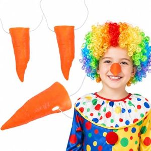 JOINPAYA 3Pcs Fake Carrot Noses: 4.33 Inch Clown and Snowman Cosplay Props