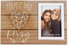 Hendson You're My Person Best Friends Picture Frame Gift - Friend Birthday for Women, BFF, Bestfriend, Besties Long Distance Friendship 4x6 Inches Cute Photo, Multicolor