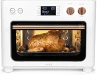 Café Couture Oven with 14 essential cooking modes, including Air Fry, CrispFinish, Bake, Broil, Roast, Toast, Pizza, WiFi & Smart Connected, Voice Control, Countertop Small Appliances, Matte White