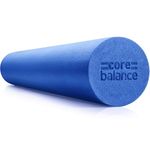 Core Balance Foam Roller Massager 90cm Long Medium Density EPE Muscle Massage (90cm - Blue)