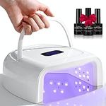 60W Rechargeable UV LED Nail Lamp, 