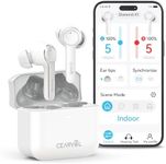 Cearvol OTC in-The-Ear Hearing Aids with Bluetooth App Control, 16-Channel WDRC, Noise Reduction, Long Battery Life, Invisible Design for Mild to Moderate Hearing Loss, White