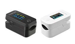 ComDent Pulse Oximeter, 3 in 1 Pulse Oximeter Fingertip with SpO2 Pulse Oximeter, Pulse Rate,Heart Rate Monitor, Fast Reading, Perfect for Sports, Home, Nursing Homes (White/Black)