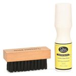 Shoe mistri Instant Shoe Shine Leather Shoes Polish and Hand Made Natural Horse Hair ShoeBrush Combo – Best for Cleaning, Shining & Buffing Boots, Multicolour, Free Size