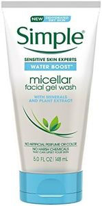 Simple Water Boost Micellar Facial Gel Wash for Sensitive Skin, 5 Ounce (Pack of 3)