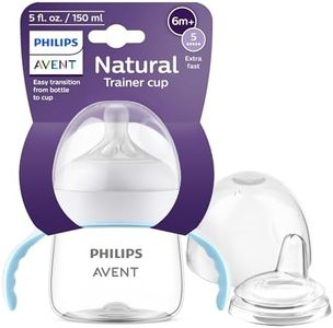 Philips AVENT Natural Trainer Sippy Cup with Natural Response Nipple and Soft Spout, 5oz, 1pk, SCF263/01
