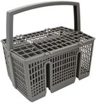 Durable Cutlery Basket For Bosch, Neff, And Sie -mens Dishwashers, Gray Plastic