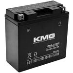 KMG YT14B-BS Battery Compatible with Yamaha 1700 XV17AT Road Star, Silverado 2008-2012 Sealed Maintenance Free 12V Battery High Performance SMF OEM Replacement Powersport Motorcycle ATV Snowmobile