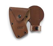 COLUMBIA RIVER KNIFE & TOOL Freyr Axe Sheath: Full Grained Leather, Multiple Snaps, Belt Loops for Secure Carry of Axe, for Use with CRKT 2746 D2746 - Multi