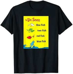Dr. Seuss One Fish Two Fish Book Cover T-Shirt