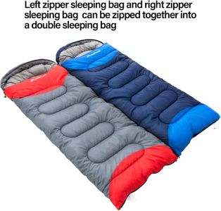 BISINNA 4-Season Sleeping Bag with Pillow – Lightweight Waterproof, Blue