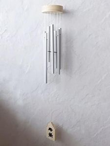 The Spiritual Living Feng Shui WindChimes for Home Decor | Silver | Metal | Feng Shui | 7 Pipes Rod for Positive Vibes | Home and Office | Wind Chime for Balcony