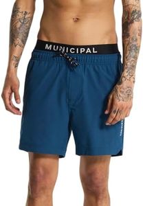 Municipal Men's 4AM Club Training Shorts, Blue Wing, 2X-Large