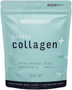 MARINE COLLAGEN Beauty Complex Powder 465g - 90 Servings - Wild Caught - Beauty - Hair - Skin - Nails - Joint Supplement with Hyaluronic Acid - Vitamin C - Amla Extract - by CS Beauty