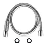 TCEUMIK 38'' Pre-Rinse Hose Flexible Stainless Steel Hose Replacement Kit for Most Commercial Kitchen Sink Faucets Pre Rinse Sprayer Hose Commercial Faucet Dishwasher Spray Hose Parts Brass Structure