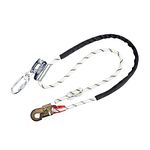 Portwest Work Positioning Lanyard with Grip Adjuster, Size: One Size, Colour: White, FP26WHR