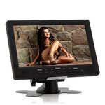 BW 7 Inch Touch Screen Car Monitor - Remote Control, 1080p Input, VGA, HDMI, AV IN