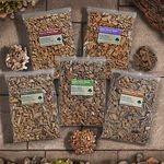 Smoking/Smoker Wood Chips Selection Pack = Jumbo 4.5 Litre Bags – 100% Natural Nothing Added) Five Pack Oak, Apple, Cherry, Alder & Whiskey))