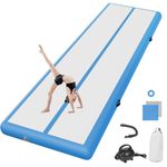 Inflatable Tumbling Gym Mat 10cm/20cm high 3M/4M/5M/6M/7M/8M/9M/10M/11M/12M Inflatable Air Gymnastics Mat Training Mats Gymnastics tumbling mat with Air Pump