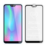 Case Creation Huawei Honor 9N Tempered 5D Glass | Huawei Honor 9N | Full Glue Front Body Cover | Edge to Edge Protector (Black)