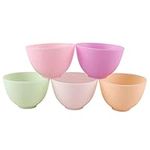 Beatifufu Prep Bowls Facial Spatula Esthetician Bowls Anti-Drop Bowl Tools for Home Use Bowl Bowl for Facials Mixing Bowl Pinch Bowls for Spices Child Clay Sushi White