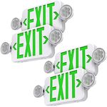 SASELUX Green Led Exit Sign Emergen