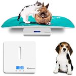 Adamson A50 Pet and Baby Scale - New Version - Digital Pet Scale for Cats Dogs Rabbits Puppies Adults - Small Animal Scale - Great for Newborn/Underweight/Premature - Up to 220 lb / 100 kg