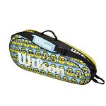 Wilson Tennis Racket Bag, Minions Team Edition, for up to 3 Rackets, Polyester, Blue/Yellow