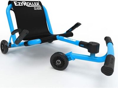EzyRoller Classic Ride on Scooter for Kids Ages 4+ - Blue