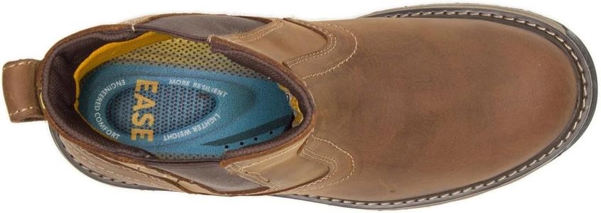Caterpillar Men’s Pelton Industrial Boots, Dark Beige – Size 10 UK
