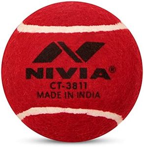 Nivia Heavy Red Cricket Tennis Hard Ball