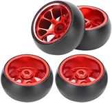 RC Metal Wheel Hub Tire Car Spare Parts Suitable for Wltoys k969 1/28 Scale Remote Control Accessory (red)