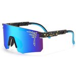 FIXEROS Polarized Youth Baseball Sunglasses for Age 8-16 Boys Girls UV400 Kids Cycling Eyewear Teenagers Sports Glasses, Fay15, Youth