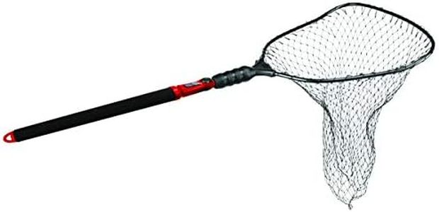 Ego S2 Slider Fishing Net, Ultimate Fishermen’s Tool Telescoping Handle, Replaceable Head, Salt & Freshwater, 2 Year Warranty, 29-60" Handle, 19x21 Inch Hoop