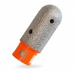 Diamond Finger Milling Bits,BRSCHNITT 1 Inch 25mm Dry Core Drill Bit with 5/8-11 Thread for Enlarging Shaping Existing Holes of Porcelain Tile Ceramic Marble Granite Countertop