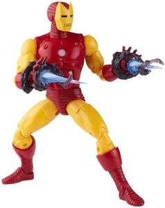 Marvel Hasbro Legends Series - Serie 1 del 20mo Aniversario - Figura Coleccionable de 15 cm de Iron Man, F3463