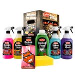 CarPlan Demon 7pc Car Care Gift Pack - Includes Demon Shine, Demon Wheels, Demon Foam, Demon Tyres & More